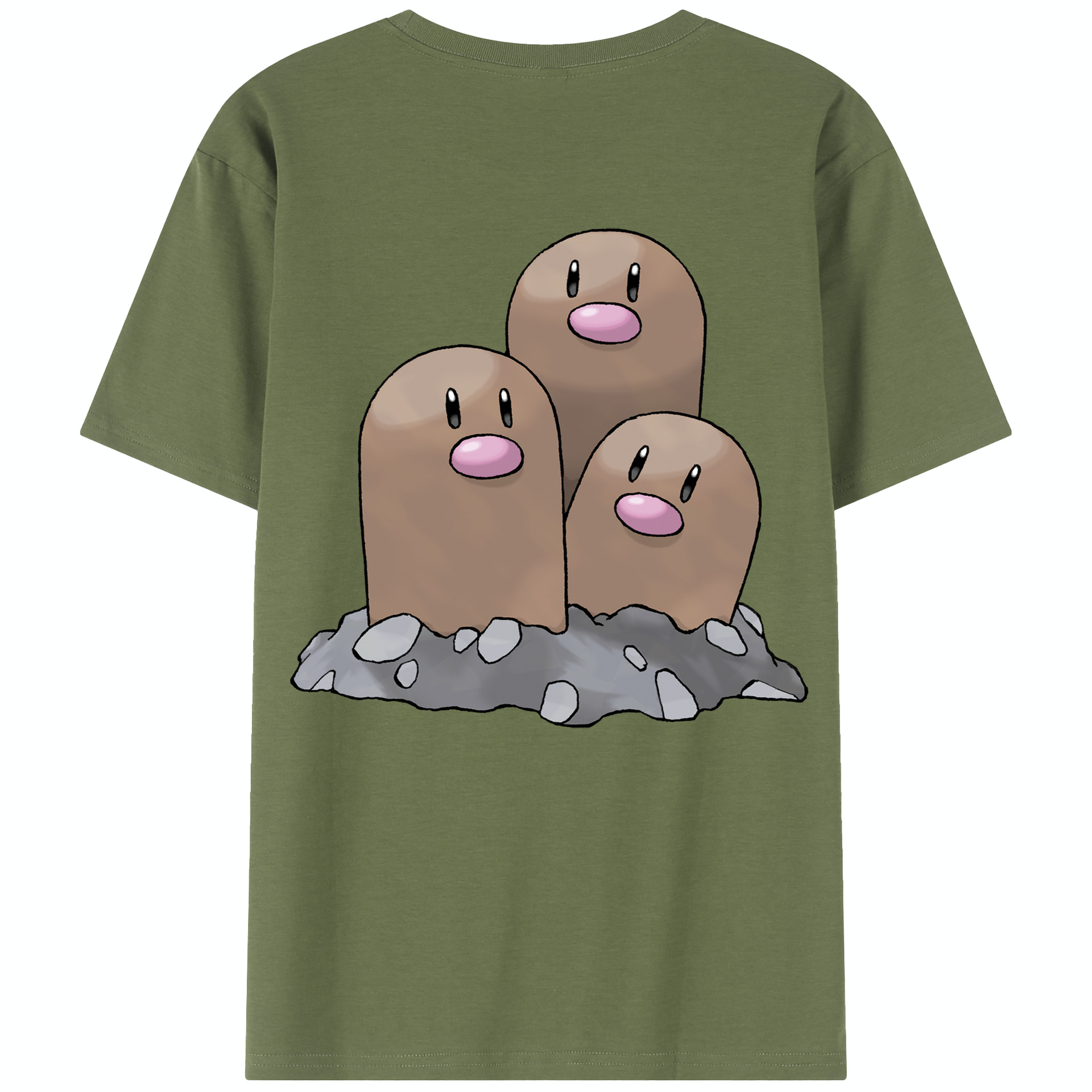 （画像用） ポケットモンスター Pokémon 綿100％半袖Tシャツ（背面プリント）